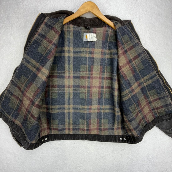 Carhartt Detroit Jacket Blanket Lined Mens 2XL J43 ONX Onyx Black - Picture 4 of 16